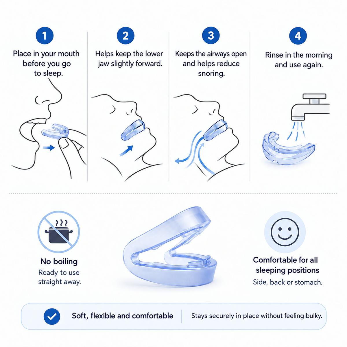 NattLugn™ | Anti-Snoring Mouthpiece